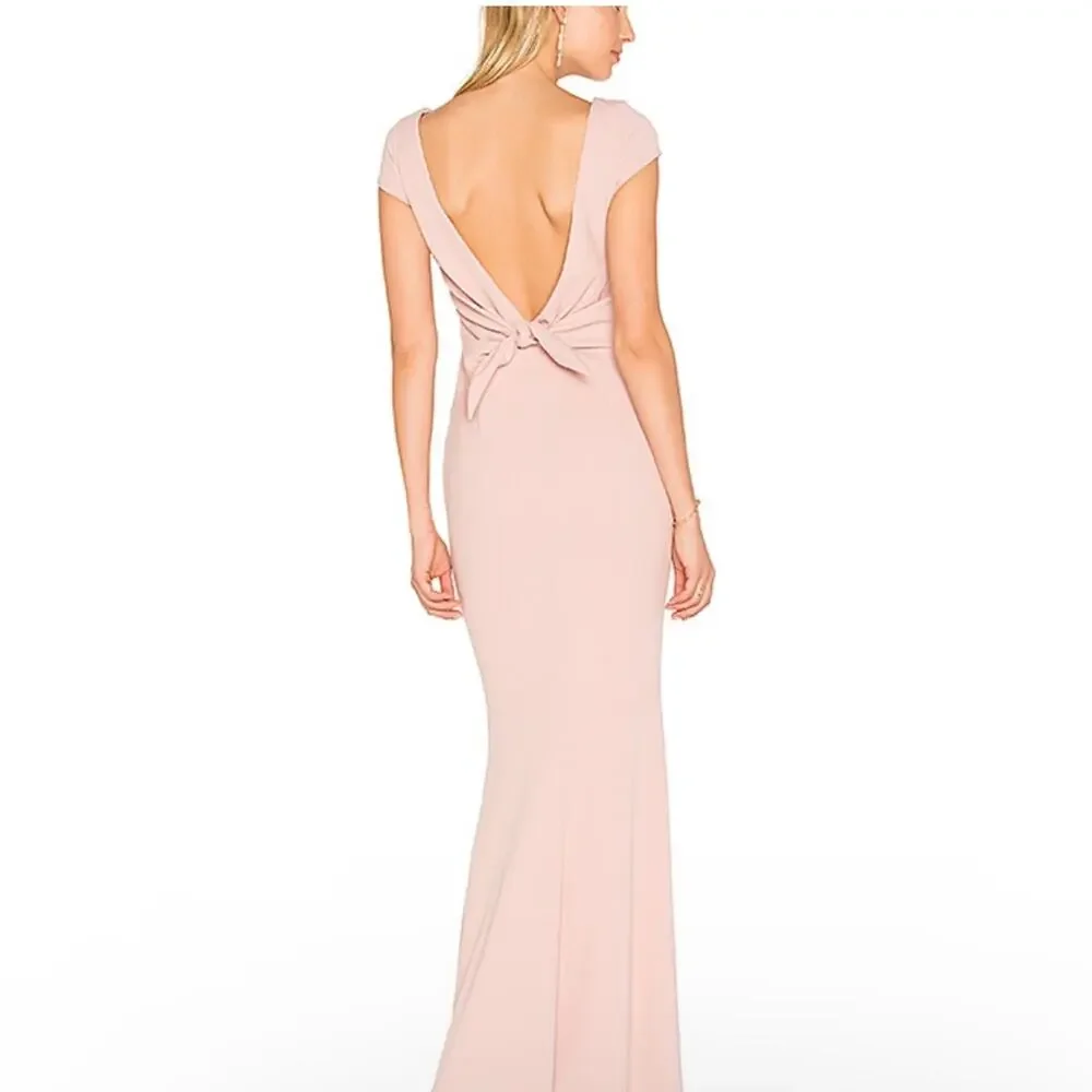 Katie May Los Angeles Intrigue Gown Formal Dress ‎ Blush Pink Size 6